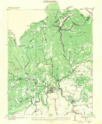 Download a high-resolution, GPS-compatible USGS topo map for St Paul, VA (1935 edition)