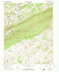 Download a high-resolution, GPS-compatible USGS topo map for Staffordsville, VA (1972 edition)