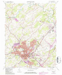 Download a high-resolution, GPS-compatible USGS topo map for Staunton, VA (1986 edition)