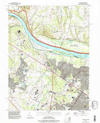 preview thumbnail of historical topo map of Sterling, VA in 1994