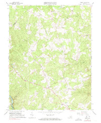 Download a high-resolution, GPS-compatible USGS topo map for Storck, VA (1974 edition)