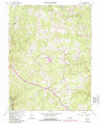 Download a high-resolution, GPS-compatible USGS topo map for Storck, VA (1984 edition)