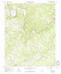 preview thumbnail of historical topo map of Pittsylvania County, VA in 1966