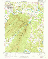 Download a high-resolution, GPS-compatible USGS topo map for Strasburg, VA (1973 edition)
