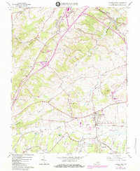 Download a high-resolution, GPS-compatible USGS topo map for Stuarts Draft, VA (1984 edition)