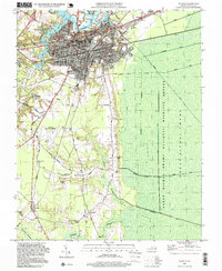 Download a high-resolution, GPS-compatible USGS topo map for Suffolk, VA (1999 edition)