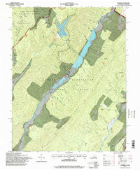 Download a high-resolution, GPS-compatible USGS topo map for Sunrise, VA (1998 edition)