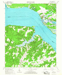 Download a high-resolution, GPS-compatible USGS topo map for Surry, VA (1967 edition)