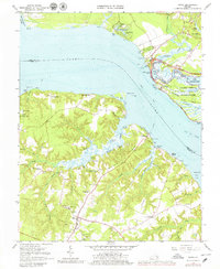 Download a high-resolution, GPS-compatible USGS topo map for Surry, VA (1979 edition)