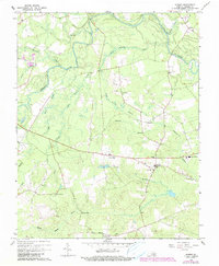 Download a high-resolution, GPS-compatible USGS topo map for Sussex, VA (1990 edition)