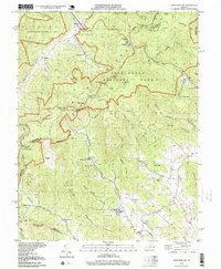 Download a high-resolution, GPS-compatible USGS topo map for Swift Run Gap, VA (1999 edition)