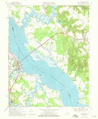Download a high-resolution, GPS-compatible USGS topo map for Tappahannock, VA (1971 edition)