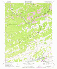 Download a high-resolution, GPS-compatible USGS topo map for Tazewell North, VA (1977 edition)