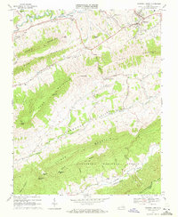 Download a high-resolution, GPS-compatible USGS topo map for Tazewell South, VA (1972 edition)