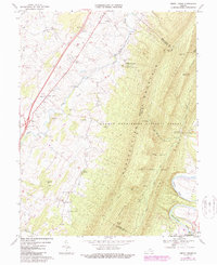 Download a high-resolution, GPS-compatible USGS topo map for Tenth Legion, VA (1987 edition)