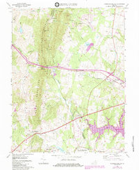 Download a high-resolution, GPS-compatible USGS topo map for Thoroughfare Gap, VA (1984 edition)