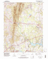 Download a high-resolution, GPS-compatible USGS topo map for Thoroughfare Gap, VA (1998 edition)