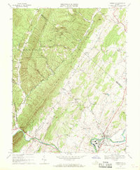 Download a high-resolution, GPS-compatible USGS topo map for Timberville, VA (1969 edition)