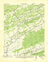 1935 Map of Abbs Valley, VA
