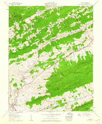 Download a high-resolution, GPS-compatible USGS topo map for Tiptop, VA (1960 edition)
