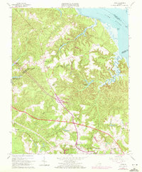 Download a high-resolution, GPS-compatible USGS topo map for Toano, VA (1972 edition)