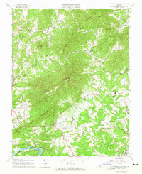 Download a high-resolution, GPS-compatible USGS topo map for Tobacco Row Mtn, VA (1965 edition)
