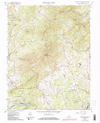 Download a high-resolution, GPS-compatible USGS topo map for Tobacco Row Mtn, VA (1986 edition)