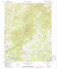 Download a high-resolution, GPS-compatible USGS topo map for Tobacco Row Mtn, VA (1986 edition)