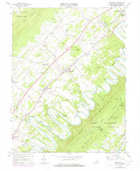 Download a high-resolution, GPS-compatible USGS topo map for Toms Brook, VA (1978 edition)