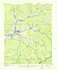 Download a high-resolution, GPS-compatible USGS topo map for Toms Creek, VA (1935 edition)
