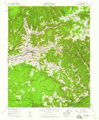 Download a high-resolution, GPS-compatible USGS topo map for Toms Creek, VA (1960 edition)