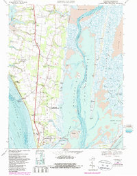 Download a high-resolution, GPS-compatible USGS topo map for Townsend, VA (1987 edition)