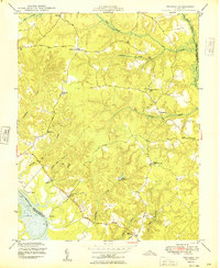 Download a high-resolution, GPS-compatible USGS topo map for Truhart, VA (1949 edition)