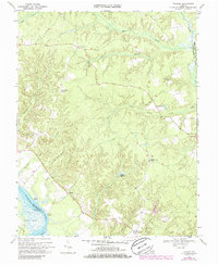 Download a high-resolution, GPS-compatible USGS topo map for Truhart, VA (1986 edition)