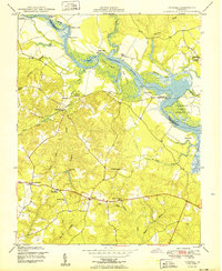 Download a high-resolution, GPS-compatible USGS topo map for Tunstall, VA (1949 edition)