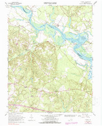 Download a high-resolution, GPS-compatible USGS topo map for Tunstall, VA (1988 edition)