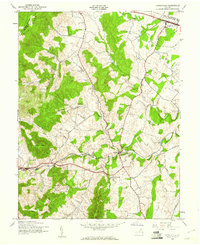 Download a high-resolution, GPS-compatible USGS topo map for Upperville, VA (1961 edition)
