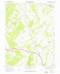Download a high-resolution, GPS-compatible USGS topo map for Upperville, VA (1976 edition)