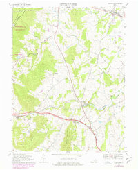 Download a high-resolution, GPS-compatible USGS topo map for Upperville, VA (1978 edition)