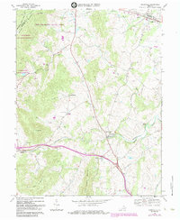Download a high-resolution, GPS-compatible USGS topo map for Upperville, VA (1984 edition)