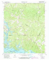 Download a high-resolution, GPS-compatible USGS topo map for Valentines, VA (1990 edition)