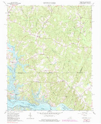preview thumbnail of historical topo map of Brunswick County, VA in 1963