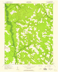 preview thumbnail of historical topo map of Southampton County, VA in 1957