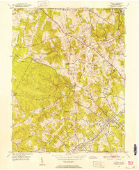 Download a high-resolution, GPS-compatible USGS topo map for Vienna, VA (1952 edition)