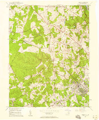Download a high-resolution, GPS-compatible USGS topo map for Vienna, VA (1958 edition)