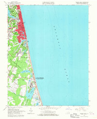 Download a high-resolution, GPS-compatible USGS topo map for Virginia Beach, VA (1967 edition)