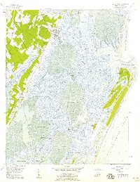 Download a high-resolution, GPS-compatible USGS topo map for Wachapreague, VA (1958 edition)