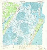 Download a high-resolution, GPS-compatible USGS topo map for Wachapreague, VA (1971 edition)