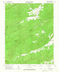 Download a high-resolution, GPS-compatible USGS topo map for Waiteville, VA (1967 edition)