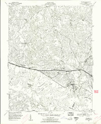 Download a high-resolution, GPS-compatible USGS topo map for Walkers, VA (1957 edition)